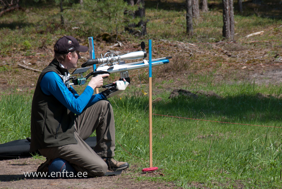 Kaidu Jalakas, Steyr LG 110 Field Target, March-X Tactical 8-80x56